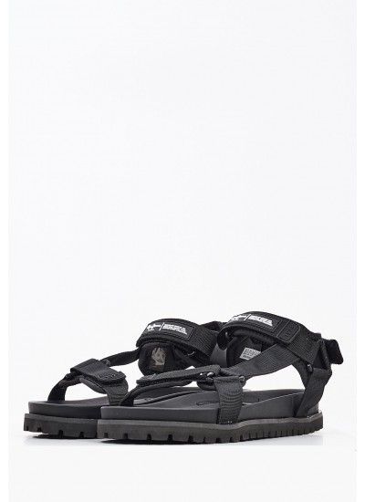 Men Flip Flops & Sandals Sandal.Tech Black Pepe Jeans