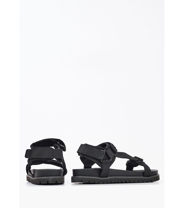 Ανδρικές Σαγιονάρες & Πέδιλα Sandal.Tech Μαύρο 'Υφασμα Pepe Jeans