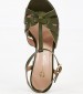 Women Sandals 850F27 Olive Leather Mourtzi