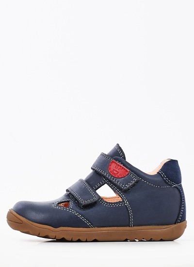 Kids Casual Shoes Aeranter Blue ECOleather Geox