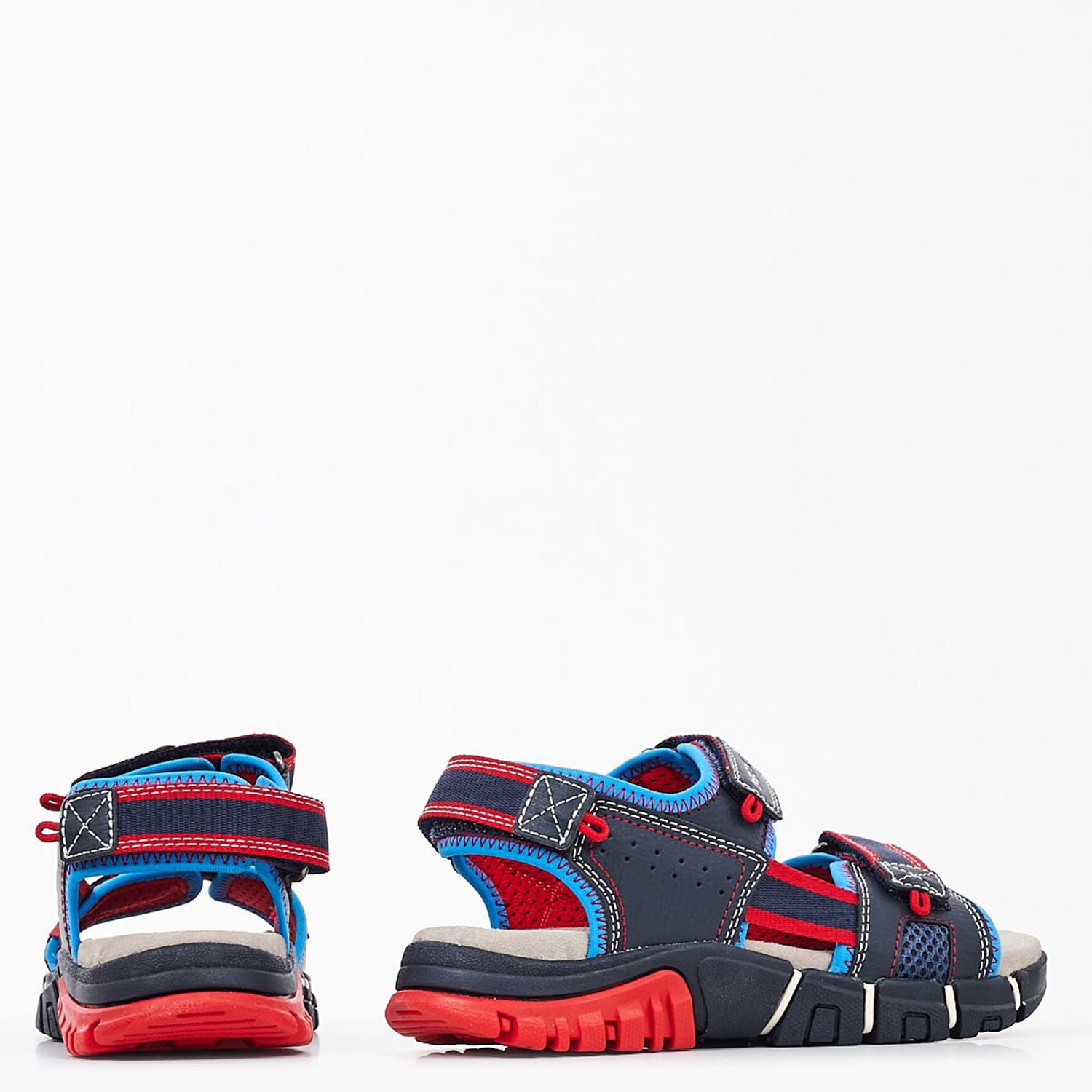 Kids Flip Flops & Sandals Dynomix Blue ECOleather Geox Kids Flip Flops & Sandals Dynomix Blue ECOleather Geox