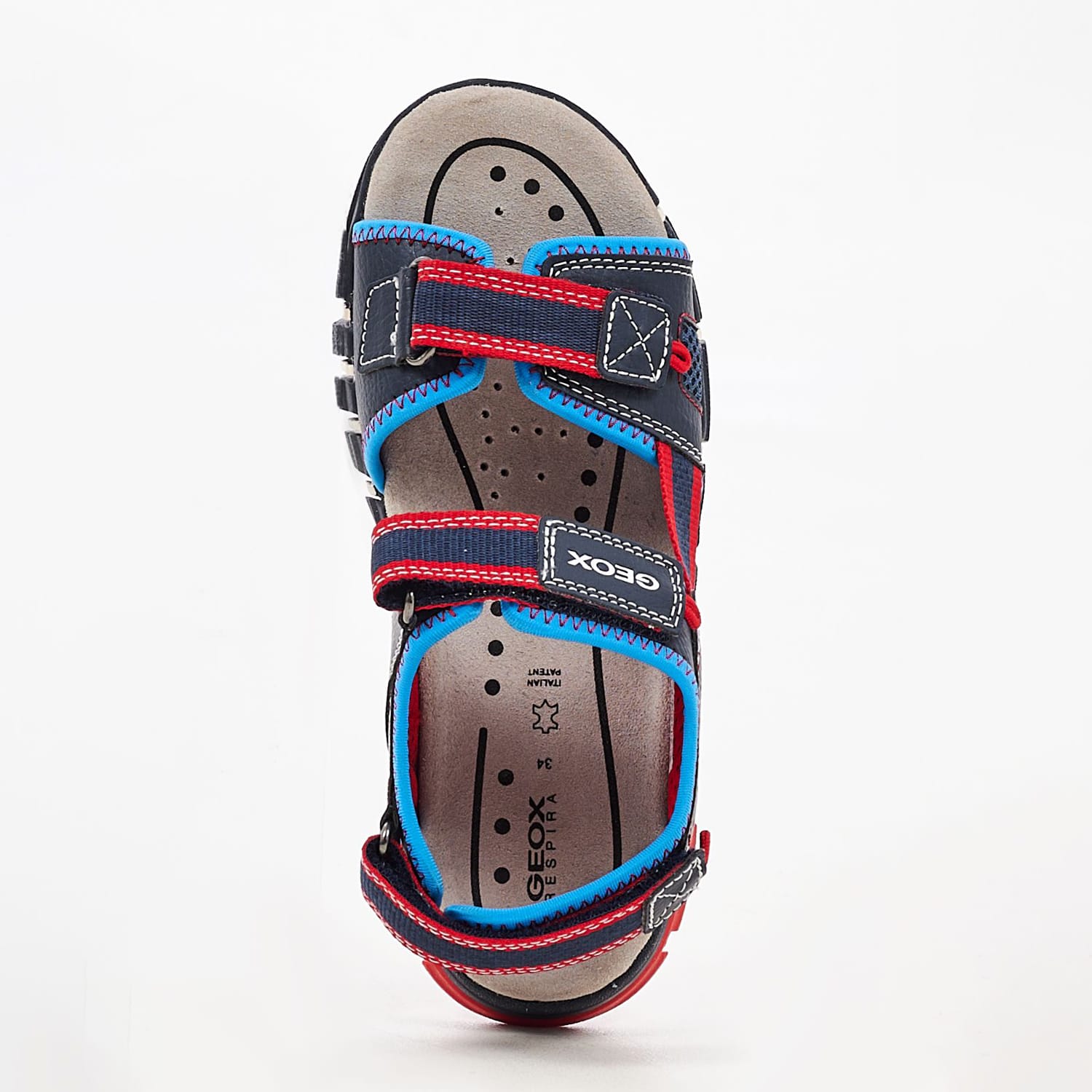Kids Flip Flops & Sandals Dynomix Blue ECOleather Geox Kids Flip Flops & Sandals Dynomix Blue ECOleather Geox