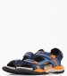 Kids Flip Flops & Sandals J.Borealis Blue ECOleather Geox