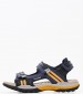 Kids Flip Flops & Sandals J.Borealis DarkBlue ECOleather Geox