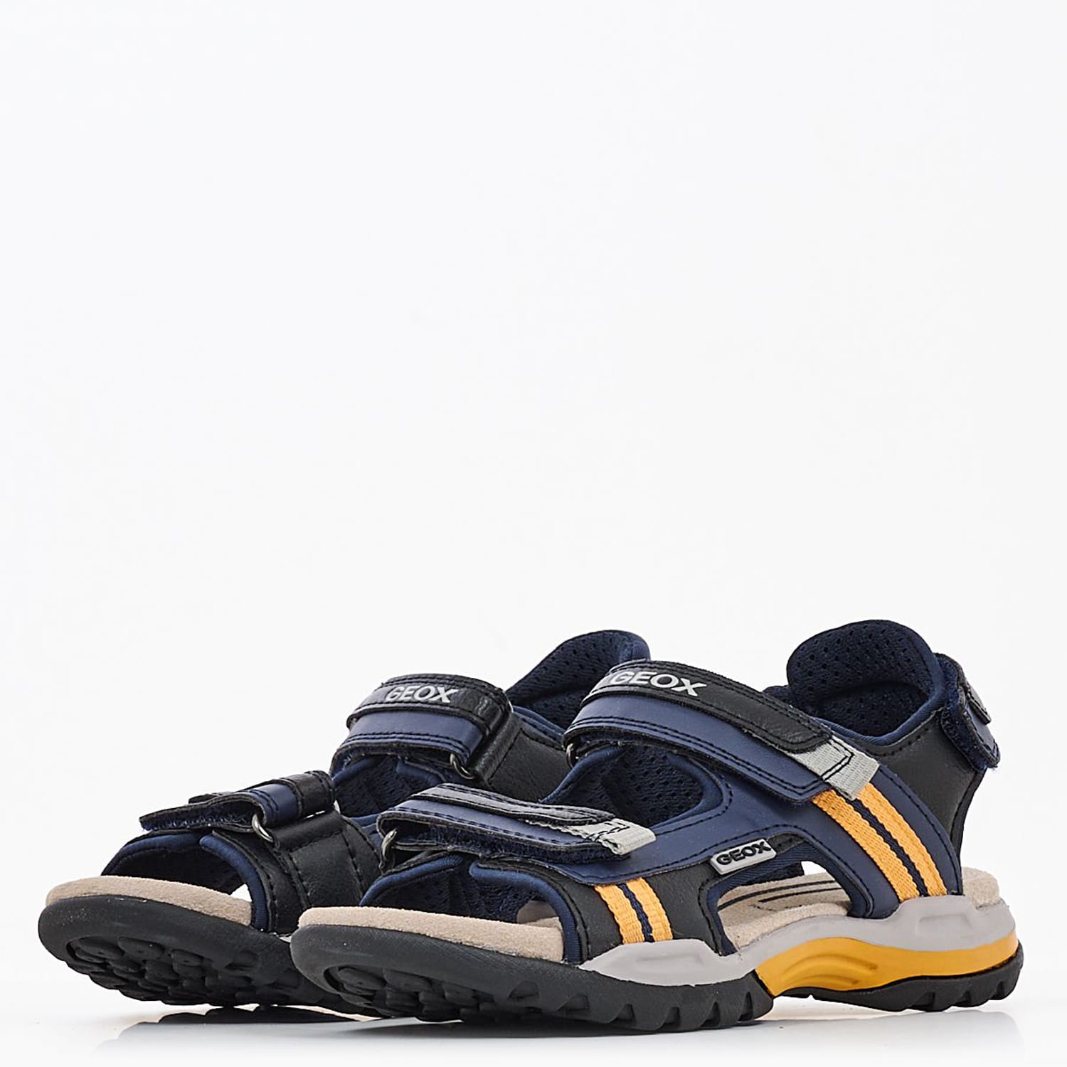 Kids Flip Flops & Sandals J.Borealis DarkBlue ECOleather Geox Kids Flip Flops & Sandals J.Borealis DarkBlue ECOleather Geox