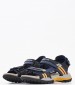 Kids Flip Flops & Sandals J.Borealis DarkBlue ECOleather Geox