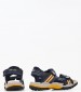 Kids Flip Flops & Sandals J.Borealis DarkBlue ECOleather Geox