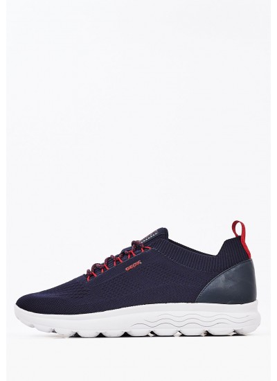 Ανδρικά Παπούτσια Casual Track.Runner Άσπρο Δέρμα Καστόρι Tommy Hilfiger