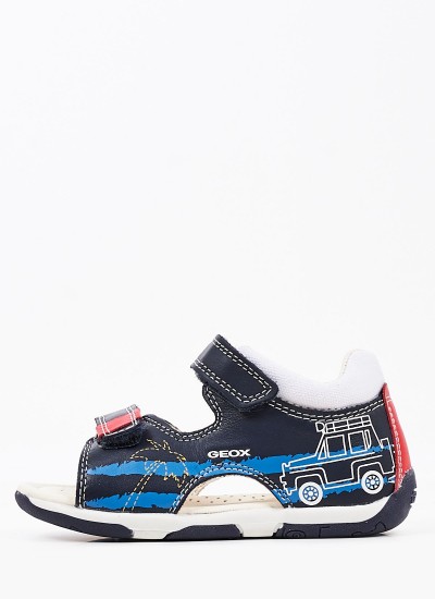 Kids Casual Shoes Aeranter Blue ECOleather Geox