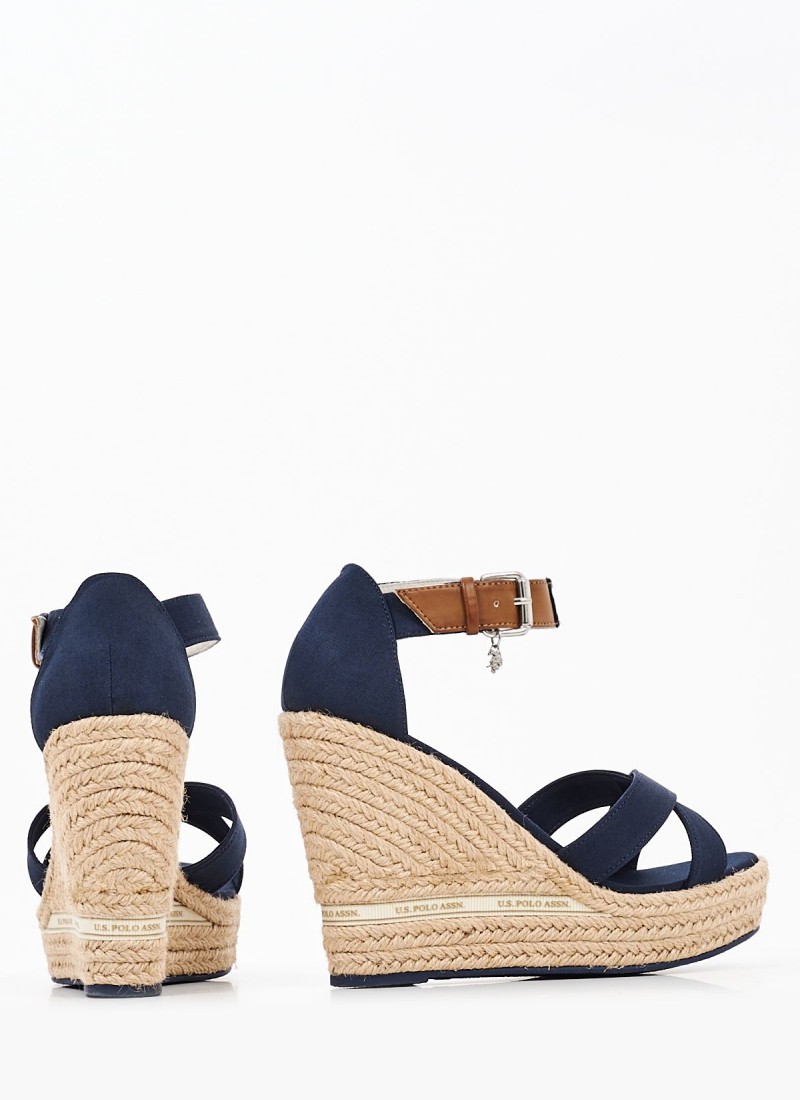 Women Platforms High from the U.S. Polo Assn. brand Aylin001 Blue