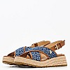 Women Platforms Low Kate005 Blue U.S. Polo Assn.