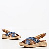 Women Platforms Low Kate005 Blue U.S. Polo Assn.