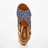 Women Platforms Low Kate005 Blue U.S. Polo Assn.