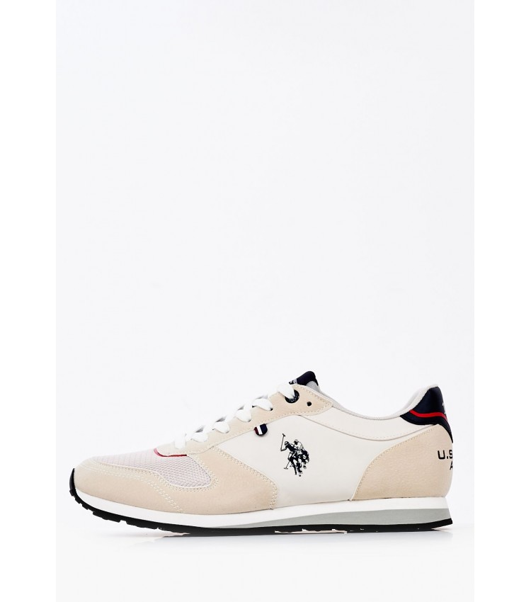 Men Casual Shoes Wilys003 White ECOleather U.S. Polo Assn.