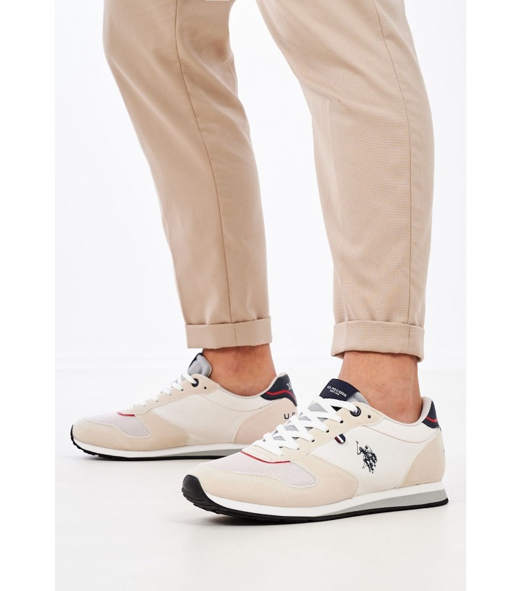 Men Casual Shoes Wilys003 White ECOleather U.S. Polo Assn.