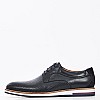 Ανδρικά Παπούτσια Δετά S1616 Μπλε Δέρμα Boss shoes Δετά Παπούτσια Boss shoes S1616-Blue