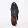 Ανδρικά Παπούτσια Δετά S1616 Μπλε Δέρμα Boss shoes Δετά Παπούτσια Boss shoes S1616-Blue
