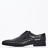 Ανδρικά Παπούτσια Δετά S4972.Braid Μαύρο Δέρμα Boss shoes Ανδρικά Παπούτσια Δετά S4972.Braid Μαύρο Δέρμα Boss shoes