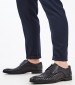 Men Shoes S4972.Braid Black Leather Boss shoes