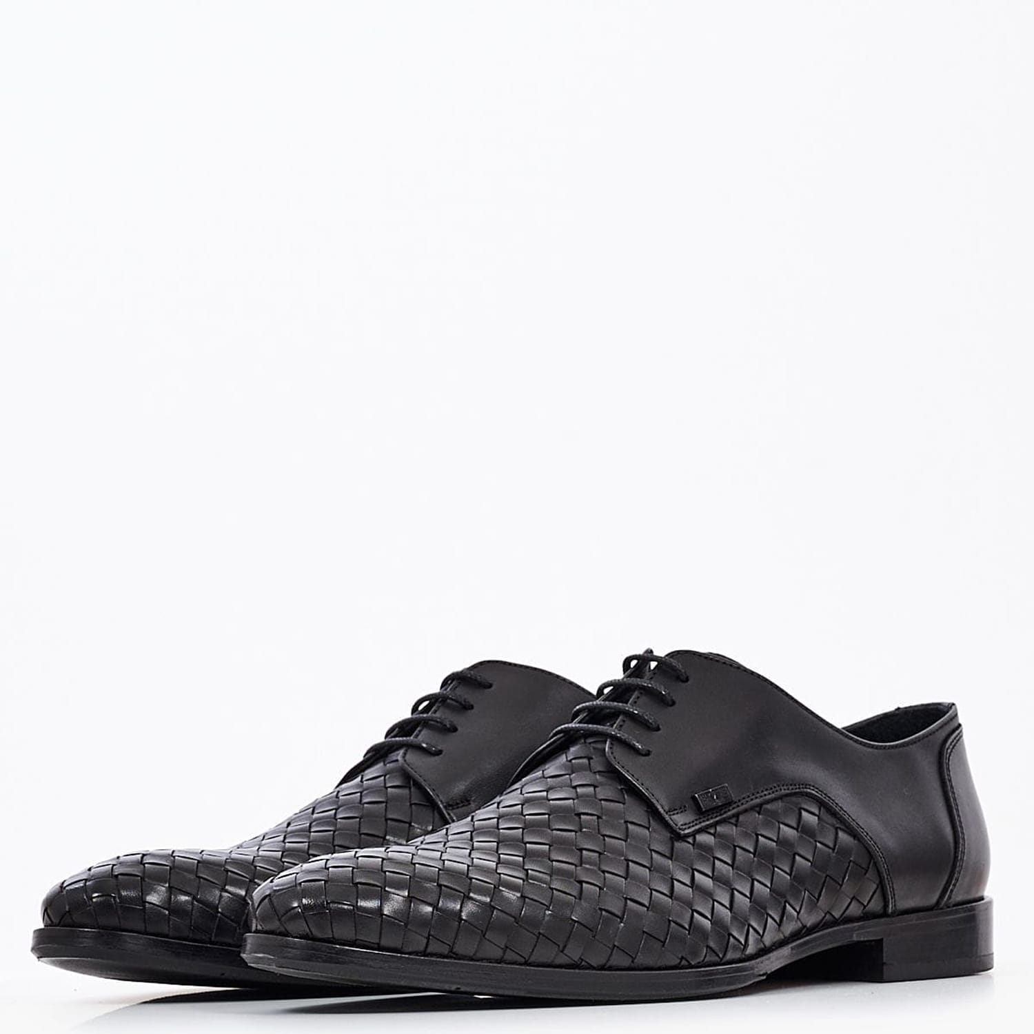Ανδρικά Παπούτσια Δετά S4972.Braid Μαύρο Δέρμα Boss shoes Ανδρικά Παπούτσια Δετά S4972.Braid Μαύρο Δέρμα Boss shoes