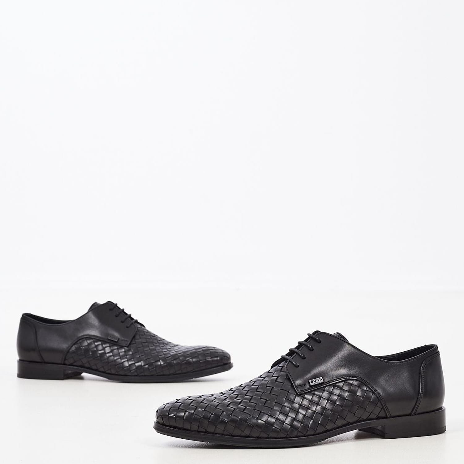 Ανδρικά Παπούτσια Δετά S4972.Braid Μαύρο Δέρμα Boss shoes Ανδρικά Παπούτσια Δετά S4972.Braid Μαύρο Δέρμα Boss shoes