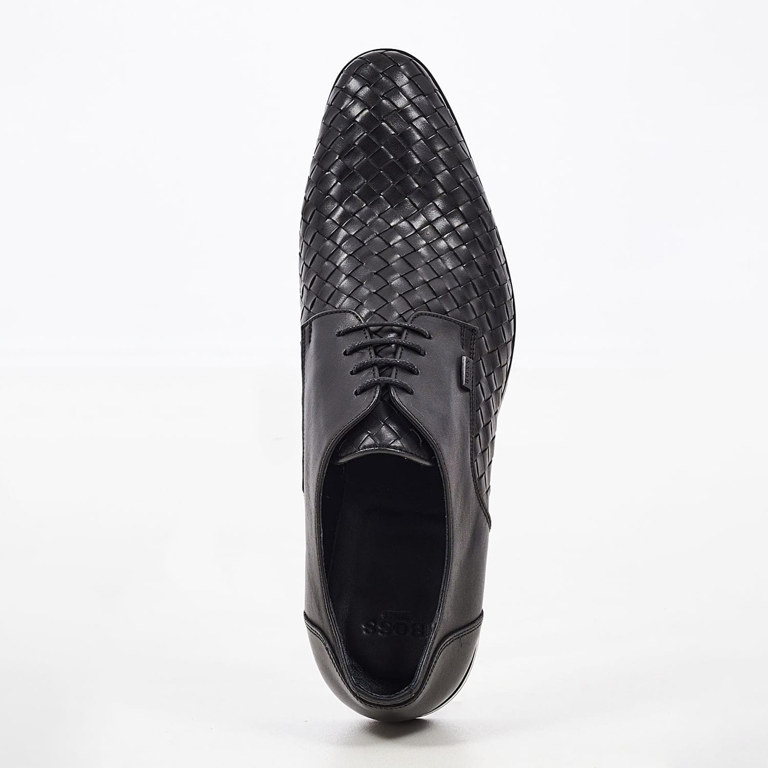 Ανδρικά Παπούτσια Δετά S4972.Braid Μαύρο Δέρμα Boss shoes Ανδρικά Παπούτσια Δετά S4972.Braid Μαύρο Δέρμα Boss shoes