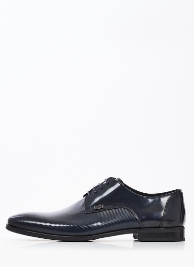 Men Shoes S4972.RMN Blue Leather Boss shoes