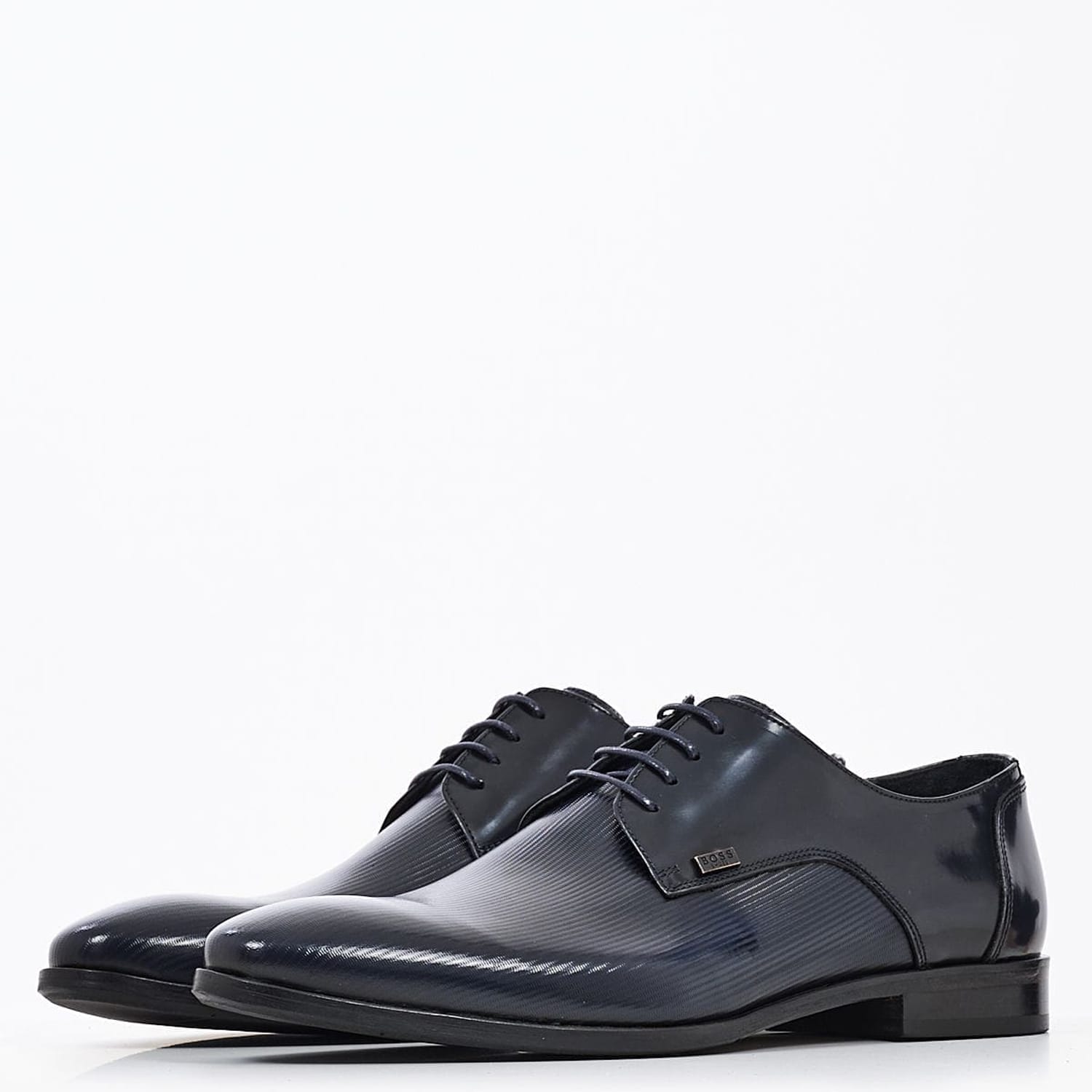 Ανδρικά Παπούτσια Δετά S4972.RMN Μπλε Δέρμα Boss shoes Ανδρικά Παπούτσια Δετά S4972.RMN Μπλε Δέρμα Boss shoes