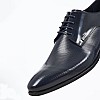 Ανδρικά Παπούτσια Δετά S4972.RMN Μπλε Δέρμα Boss shoes Ανδρικά Παπούτσια Δετά S4972.RMN Μπλε Δέρμα Boss shoes