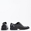 Ανδρικά Παπούτσια Δετά S5626.Flo Μαύρο Δέρμα Boss shoes Ανδρικά Παπούτσια Δετά S5626.Flo Μαύρο Δέρμα Boss shoes