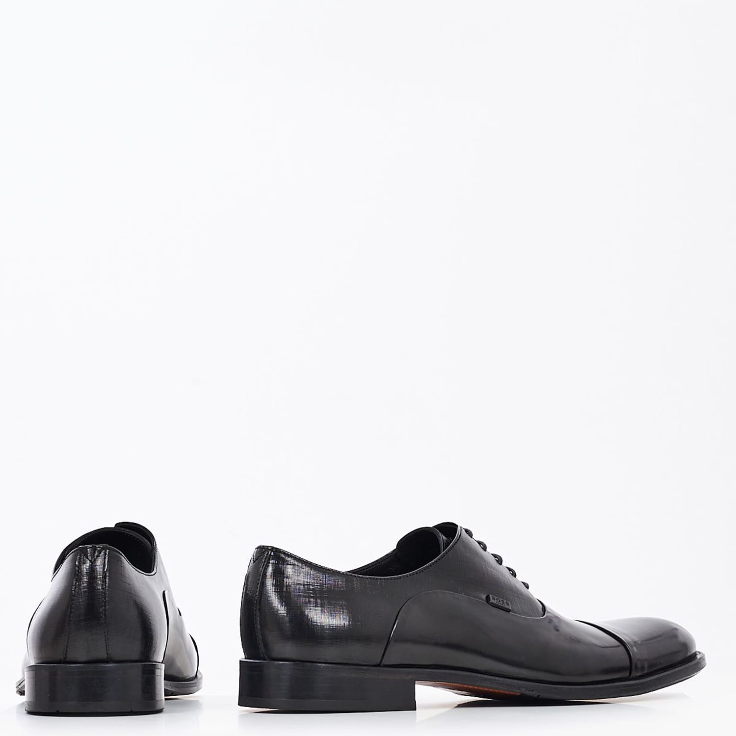 Ανδρικά Παπούτσια Δετά S5626.Flo Μαύρο Δέρμα Boss shoes Ανδρικά Παπούτσια Δετά S5626.Flo Μαύρο Δέρμα Boss shoes