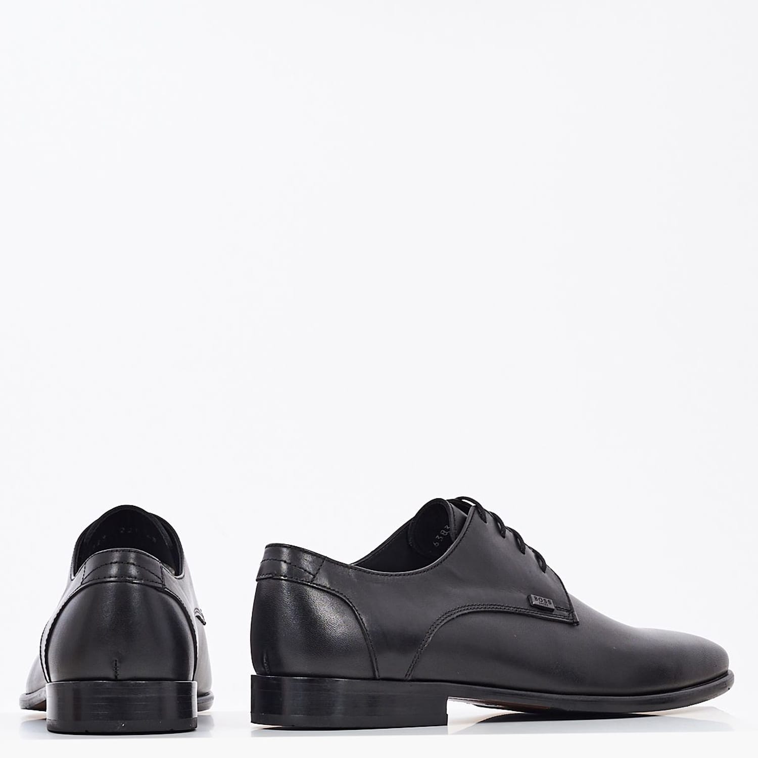 Ανδρικά Παπούτσια Δετά S6383 Μαύρο Δέρμα Boss shoes Ανδρικά Παπούτσια Δετά S6383 Μαύρο Δέρμα Boss shoes