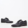 Ανδρικά Παπούτσια Δετά S6383 Μαύρο Δέρμα Boss shoes Ανδρικά Παπούτσια Δετά S6383 Μαύρο Δέρμα Boss shoes