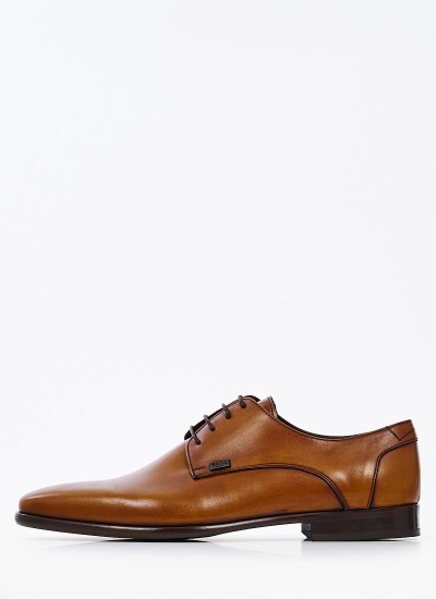 Ανδρικά Παπούτσια Δετά S6383 Ταμπά Δέρμα Boss shoes