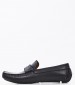 Men Moccasins S6890.EPS Black Leather Boss shoes