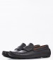 Men Moccasins S6890.EPS Black Leather Boss shoes