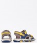 Kids Flip Flops & Sandals 558522 Blue ECOleather Kickers
