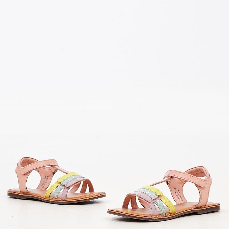 Kids Flip Flops & Sandals 700969 Pink Leather Kickers