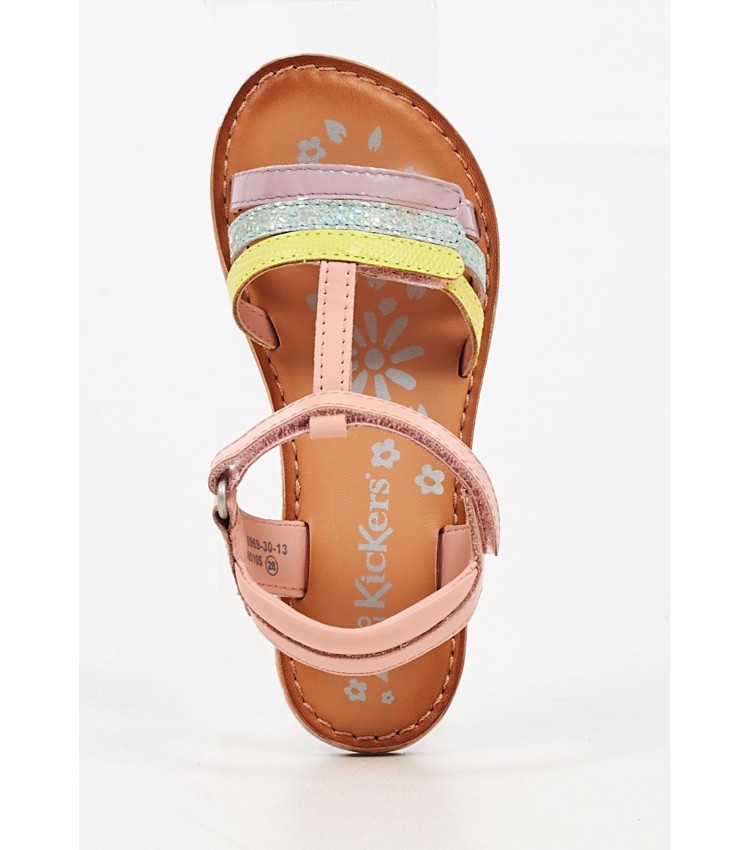 Kids Flip Flops & Sandals 700969 Pink Leather Kickers