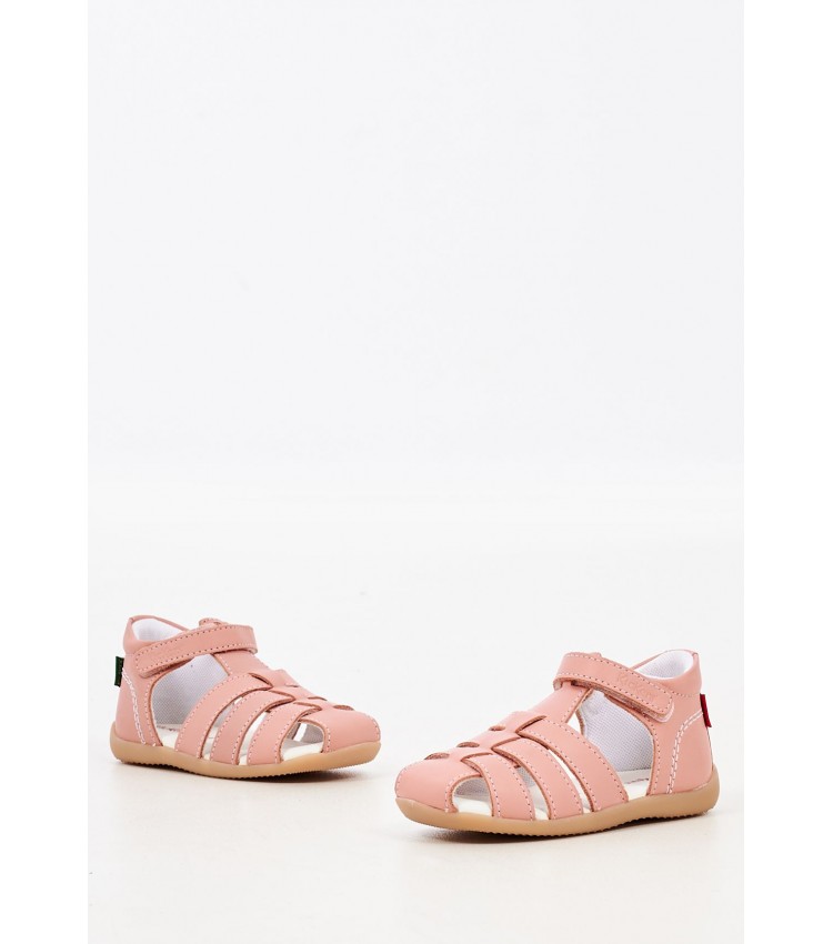 Kids Flip Flops & Sandals 785385 Pink Leather Kickers