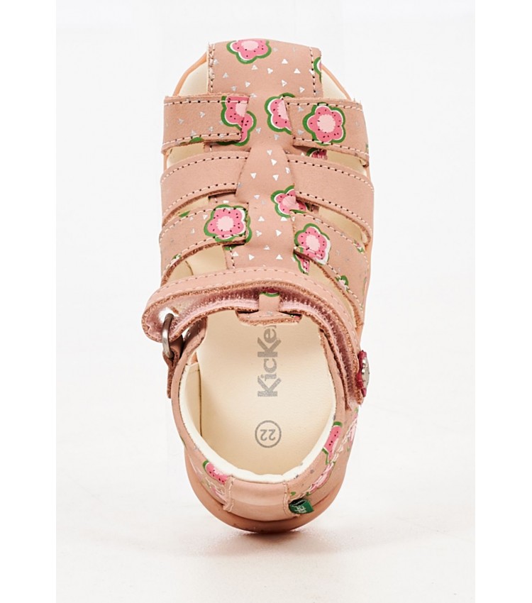 Kids Flip Flops & Sandals 860609 Pink Leather Kickers