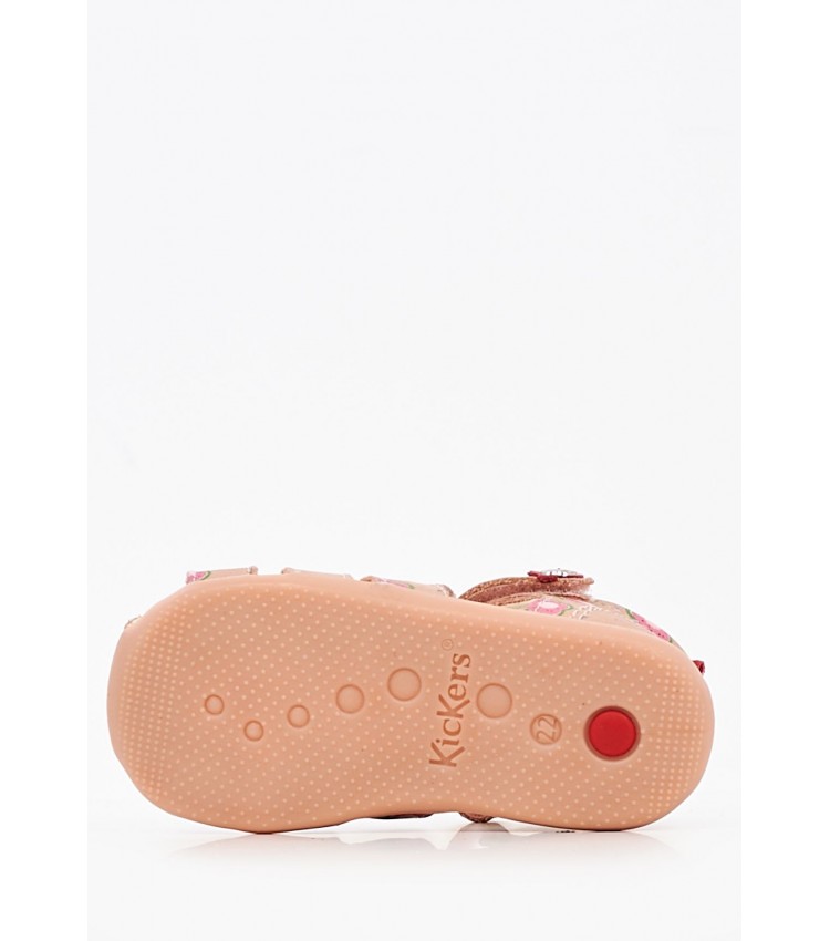 Kids Flip Flops & Sandals 860609 Pink Leather Kickers