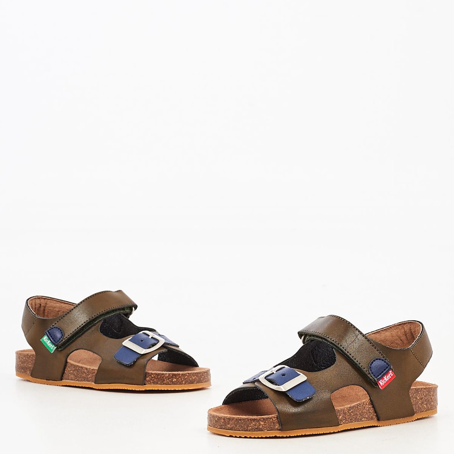 Παιδικές Σαγιονάρες & Πέδιλα 869513 Χακί ECOleather Kickers