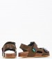 Kids Flip Flops & Sandals 869513 Khaki ECOleather Kickers