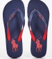 Men Flip Flops & Sandals Bolt Blue Rubber Ralph Lauren