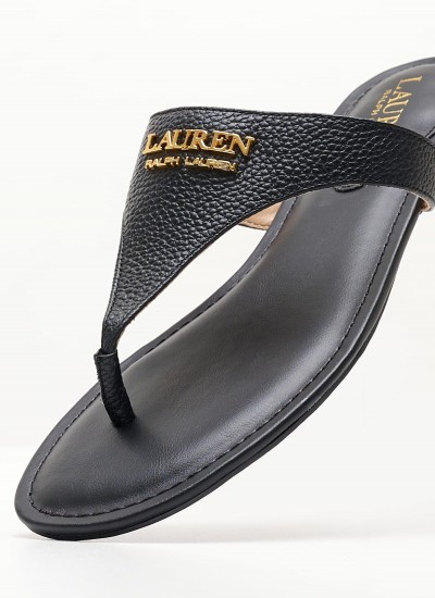 Γυναικεία Παπούτσια Casual Hrt.2.K Μαύρο Δέρμα Ralph Lauren