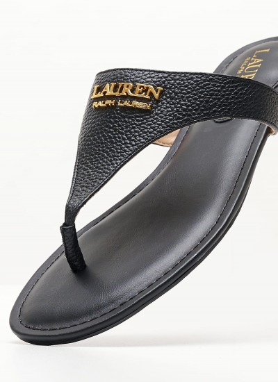 Women Flats Roxxy Black Ralph Lauren