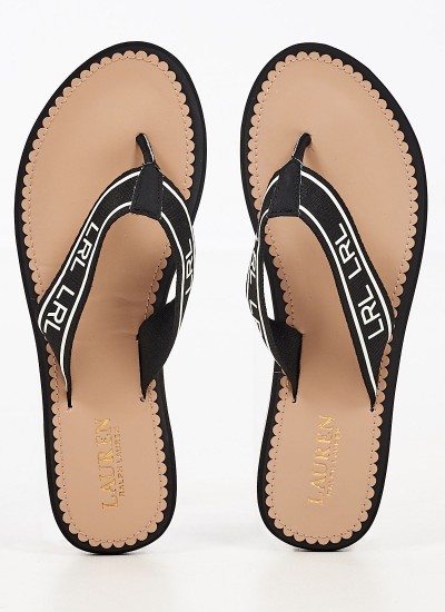 Γυναικεία Παπούτσια Casual Hrt.2.K Μαύρο Δέρμα Ralph Lauren