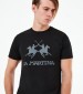 Men T-Shirts Jersey Black Cotton La Martina