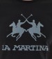 Men T-Shirts Jersey Black Cotton La Martina